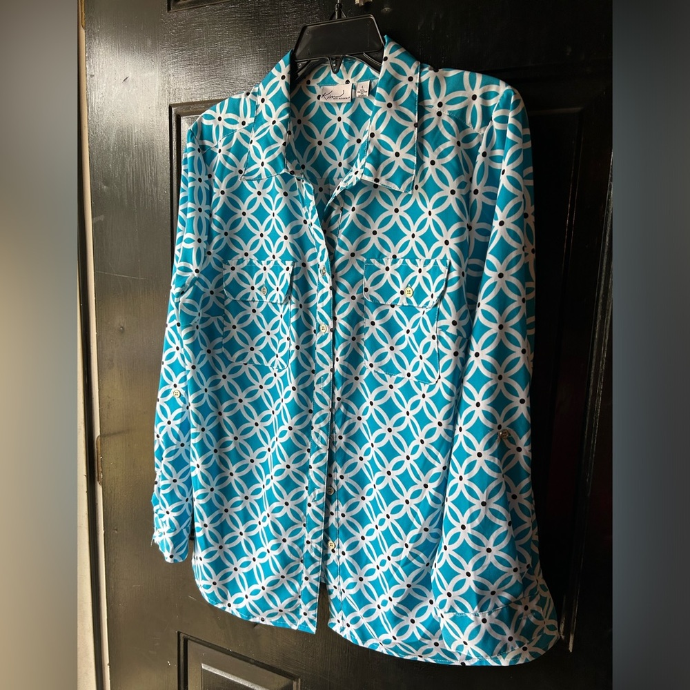 Kim Rogers Button Down Blouse